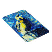 Der einsame Vogel-VanGogh-Stil Magnet (Rechte Seite)