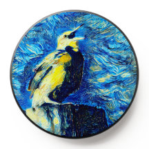 Der einsame Vogel-VanGogh-Stil