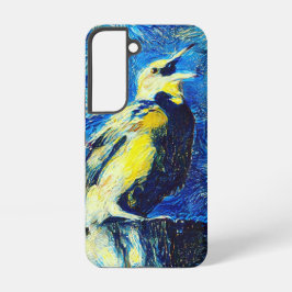 Der einsame Vogel-VanGogh-Stil Samsung Galaxy Hülle