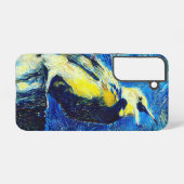 Der einsame Vogel-VanGogh-Stil Samsung Galaxy Hülle (Rückseite (Horizontal))