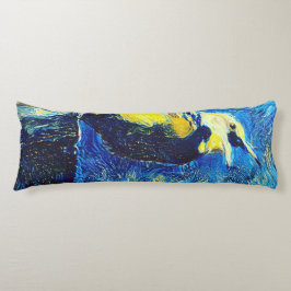 Der einsame Vogel-VanGogh-Stil Seitenschläferkissen