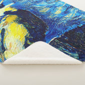 Der einsame Vogel-VanGogh-Stil Sherpadecke (3/4)