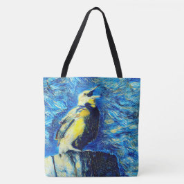 Der einsame Vogel-VanGogh-Stil Tasche