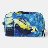 Der einsame Vogel-VanGogh-Stil Waschbeutel (Vorderseite)