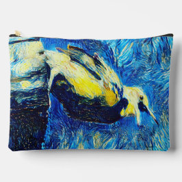 Der einsame Vogel-VanGogh-Stil Zubehörtasche