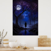 Der einsame Weg Poster (Küche)