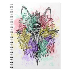 Der einsame Wolf Notizblock