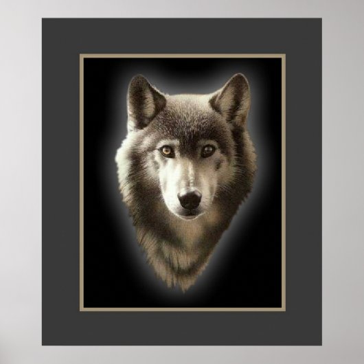 Der einsame Wolf Poster (Vorne)