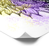 Der einsame Wolf Poster (Ecke)