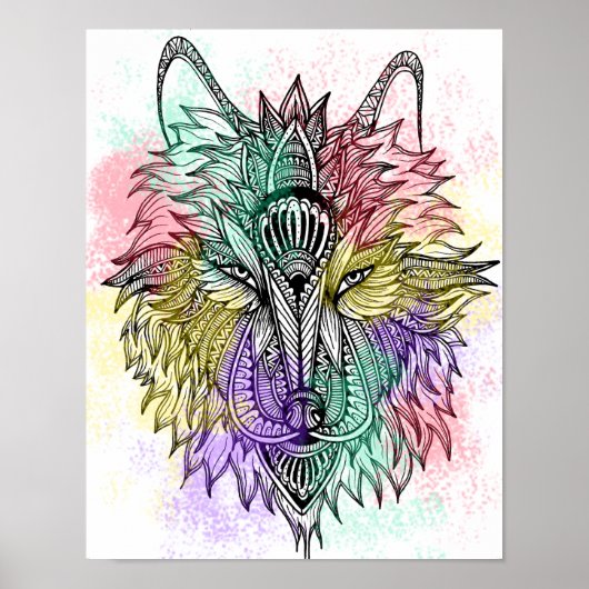 Der einsame Wolf Poster (Vorne)