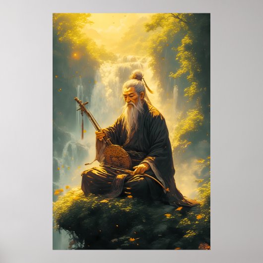 Der Einsiedler Shan Shui Poster (Vorne)