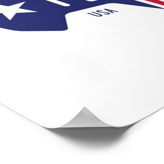 Der einstündige Staat Poster (Ecke)