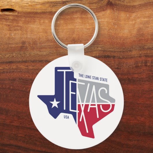 Der einstündige Staat Schlüsselanhänger (Vorderseite)