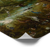 Der Eintrag der Tiere in Noah's Ark (1613) Poster (Ecke)