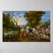 Der Eintrag der Tiere in Noah's Ark (1613) Poster (Vorne)