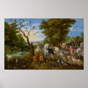 Der Eintrag der Tiere in Noah's Ark (1613) Poster