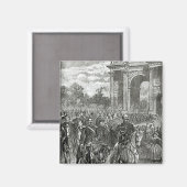 Der Eintrag von Napoleon III. und Victor Emmanuel Magnet (Vorderseite/Rückseite)
