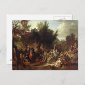 Der Eintritt Christi in Jerusalem, c.1720 Postkarte (Vorne/Hinten)