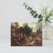 Der Eintritt Christi in Jerusalem, c.1720 Postkarte (Stehend Vorderseite)