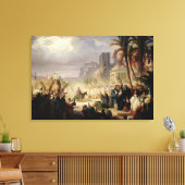 Der Eintritt Christi in Jerusalem Leinwanddruck (Insitu (Wohnzimmer))