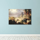 Der Eintritt Christi in Jerusalem Leinwanddruck (Insitu (Holzboden))