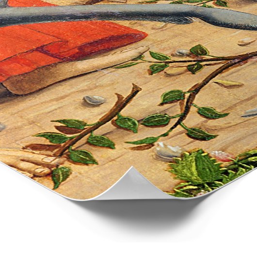 Der Eintritt Christi in Jerusalem Poster (Ecke)