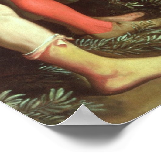 Der Eintritt Christi in Jerusalem Poster (Ecke)