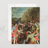 Der Eintritt Christi in Jerusalem Postkarte (Vorne/Hinten)