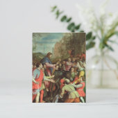 Der Eintritt Christi in Jerusalem Postkarte (Stehend Vorderseite)