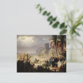 Der Eintritt Christi in Jerusalem Postkarte (Stehend Vorderseite)