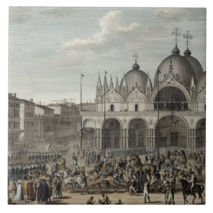 Der Eintritt der Franzosen in Venedig und in den Fliese