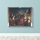 Der Eintritt der Johanna in Orleans Leinwanddruck (Insitu (Holzboden))