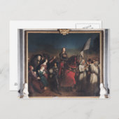 Der Eintritt der Johanna in Orleans Postkarte (Vorne/Hinten)