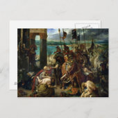 Der Eintritt der Kreuzfahrer in Konstantinopel Postkarte (Vorne/Hinten)