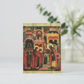 Der Eintritt der Mutter Gottes in den Tempel Postkarte (Stehend Vorderseite)