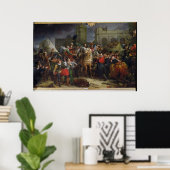 Der Eintritt Henri IV in Paris Poster (Heimbüro)