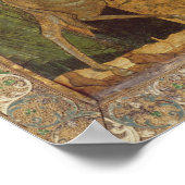 Der Eintritt in Jerusalem, Moskauer Schule Poster (Ecke)