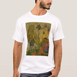 Der Eintritt in Jerusalem, russische Ikone T-Shirt