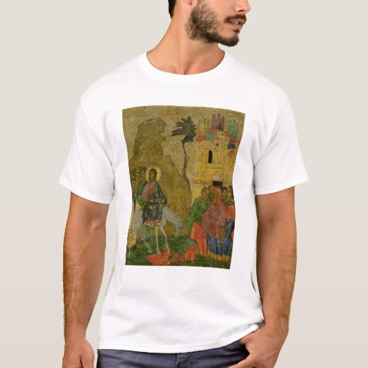 Der Eintritt in Jerusalem, russische Ikone T-Shirt (Vorderseite)