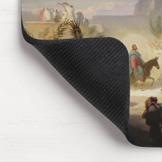 Der Eintritt von Christus in Jerusalem Mousepad (Ecke)