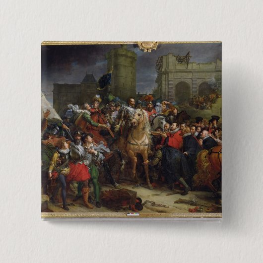 Der Eintritt von Henri IV in Paris Button (Vorderseite)