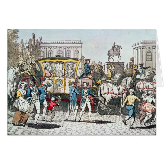 Der Eintritt von Louis XVI in Paris (Vorderseite (Horizontal))
