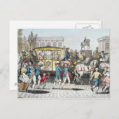 Der Eintritt von Louis XVI nach Paris Postkarte (Vorne/Hinten)