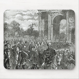Der Eintritt von Napoleon III und Sieger Emmanuel Mousepad