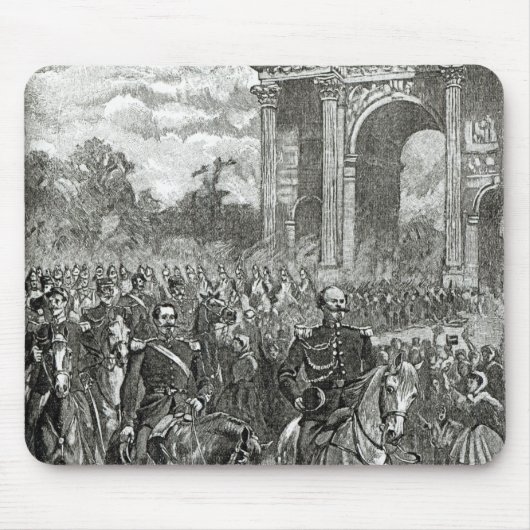 Der Eintritt von Napoleon III und Sieger Emmanuel Mousepad (Vorne)