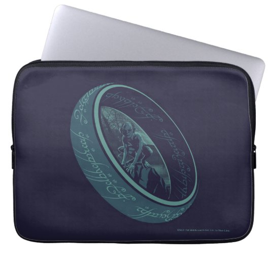 DER EINZELNE RING™ GOLLUM™ Grafik Laptopschutzhülle (Vorderseite)