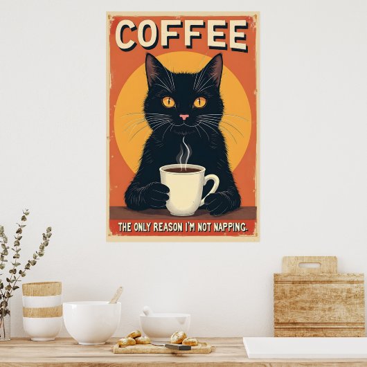 Der einzige Grund, warum ich nicht klopfe Poster (Küche)