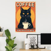 Der einzige Grund, warum ich nicht klopfe Poster (Heimbüro)