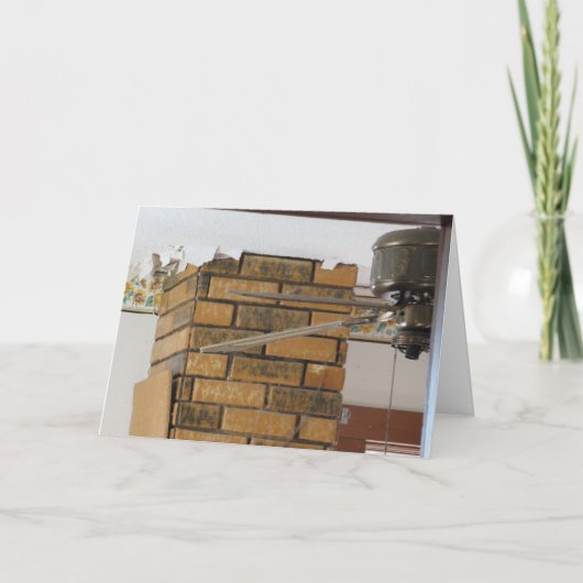 "Der einzige Lüfter" Danksagkarte Karte (Vorderseite)