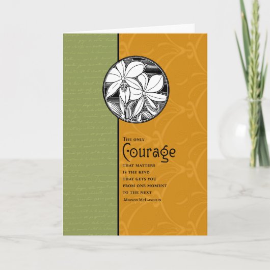 Der einzige Mut, der ist Karte (Vorderseite)